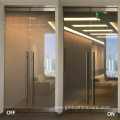 Hotel use electronic film switchable smart glass